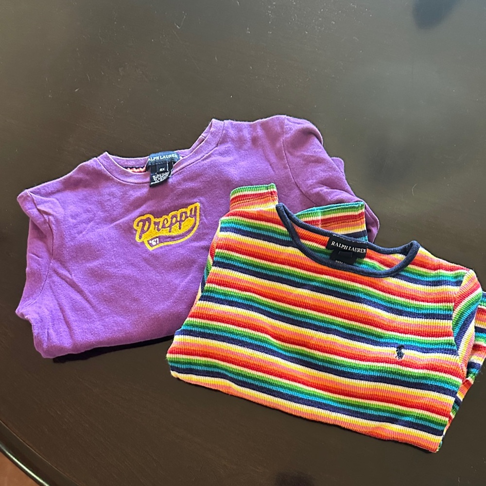 Lot of two Ralph Lauren Kids long sleeve.
